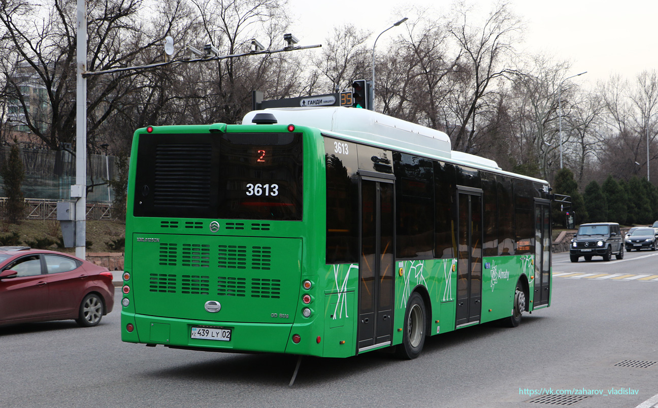 Алматы, Golden Dragon XML6125CN (Hyundai Trans Auto) № 3613