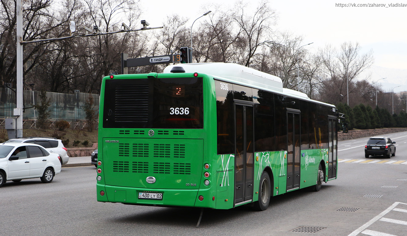 Алматы, Golden Dragon XML6125CN (Hyundai Trans Auto) № 3636