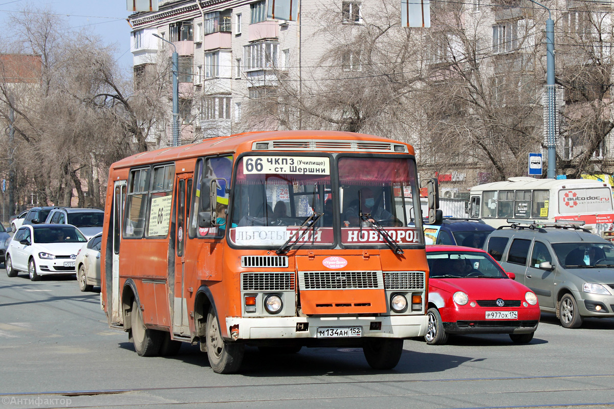 Челябинская область, ПАЗ-32054 № М 134 АН 152