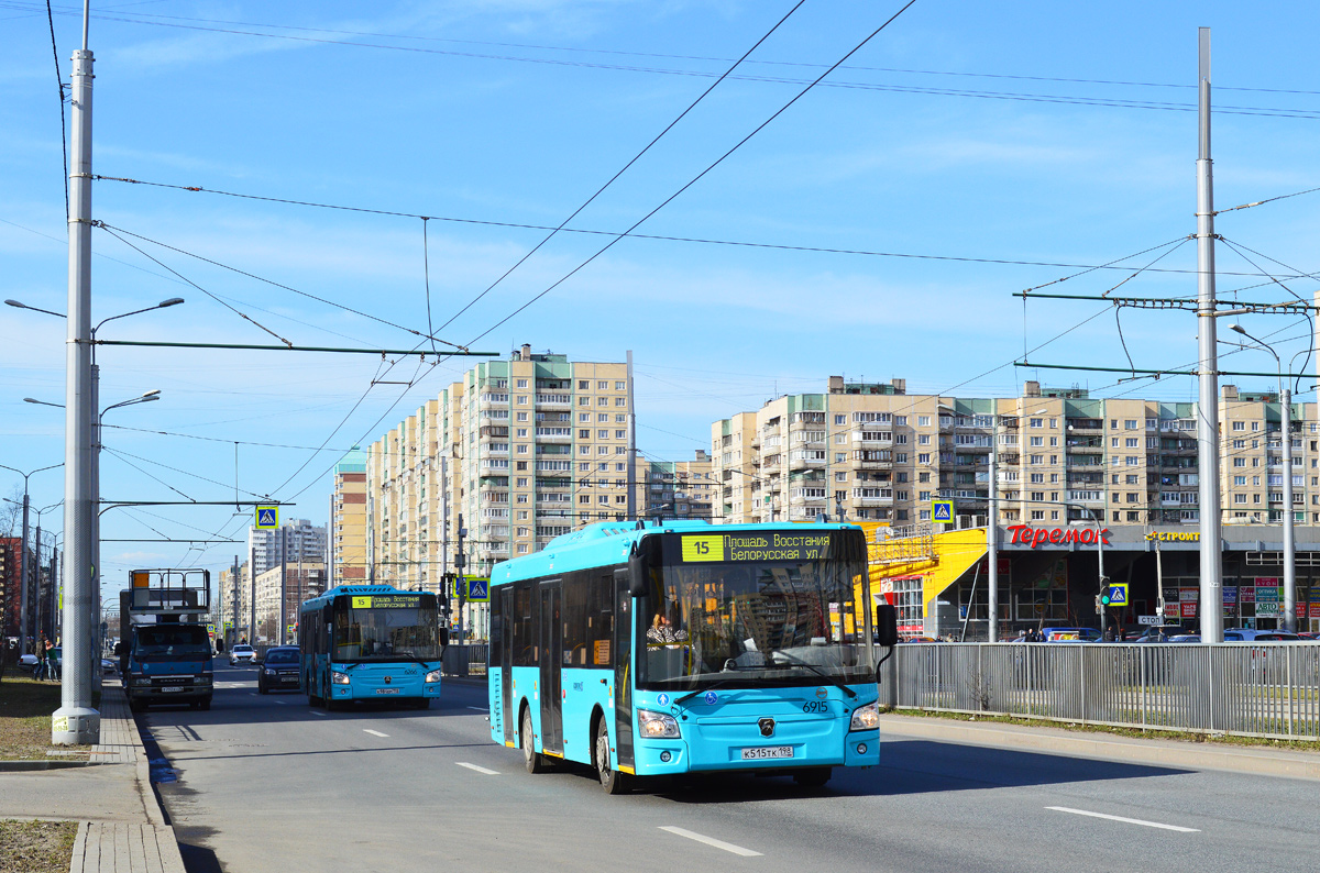 Sankt Peterburgas, LiAZ-4292.60 (1-2-1) Nr. 6915