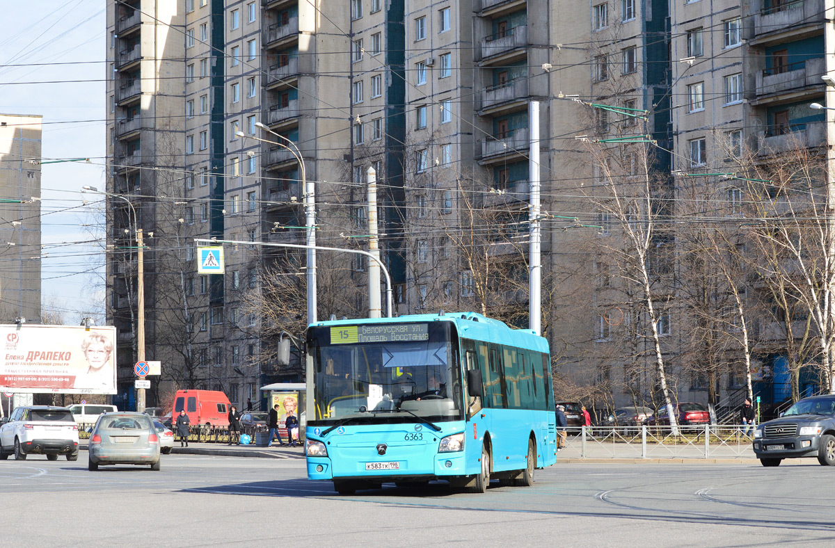 Санкт-Петербург, ЛиАЗ-4292.60 (1-2-1) № 6363