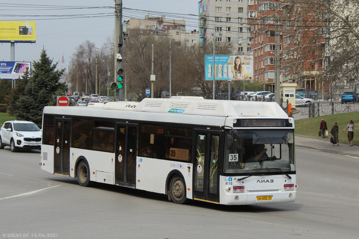 Волгоградская область, ЛиАЗ-5292.67 (CNG) № 4110