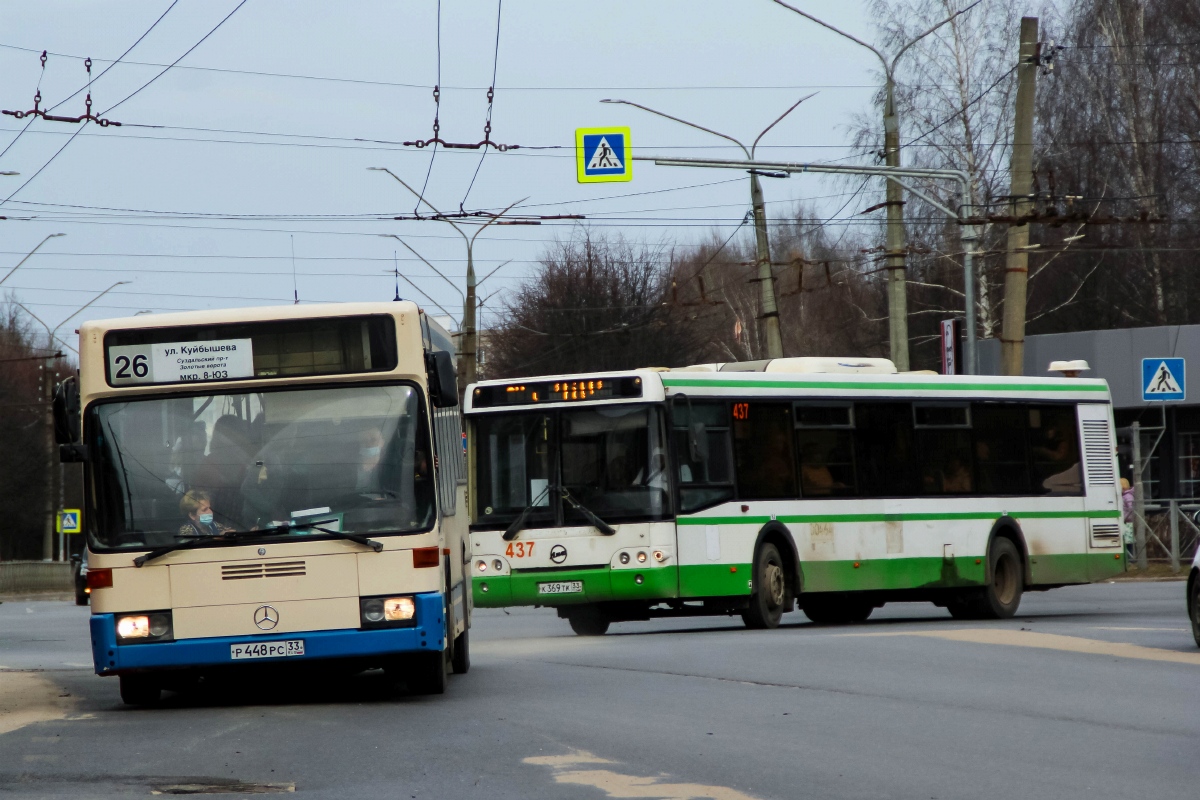 Vladimir region, Mercedes-Benz O405N2 # Р 448 РС 33