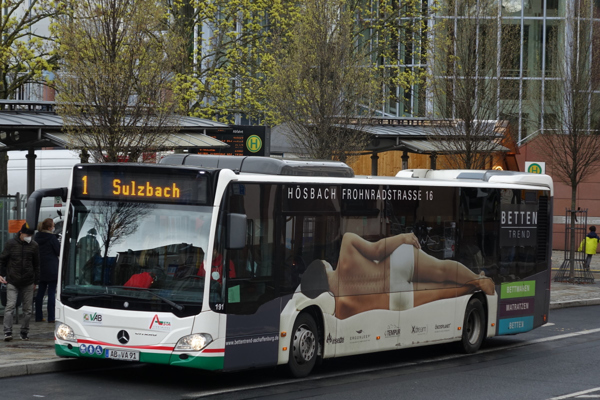 Бавария, Mercedes-Benz Citaro C2 № 191