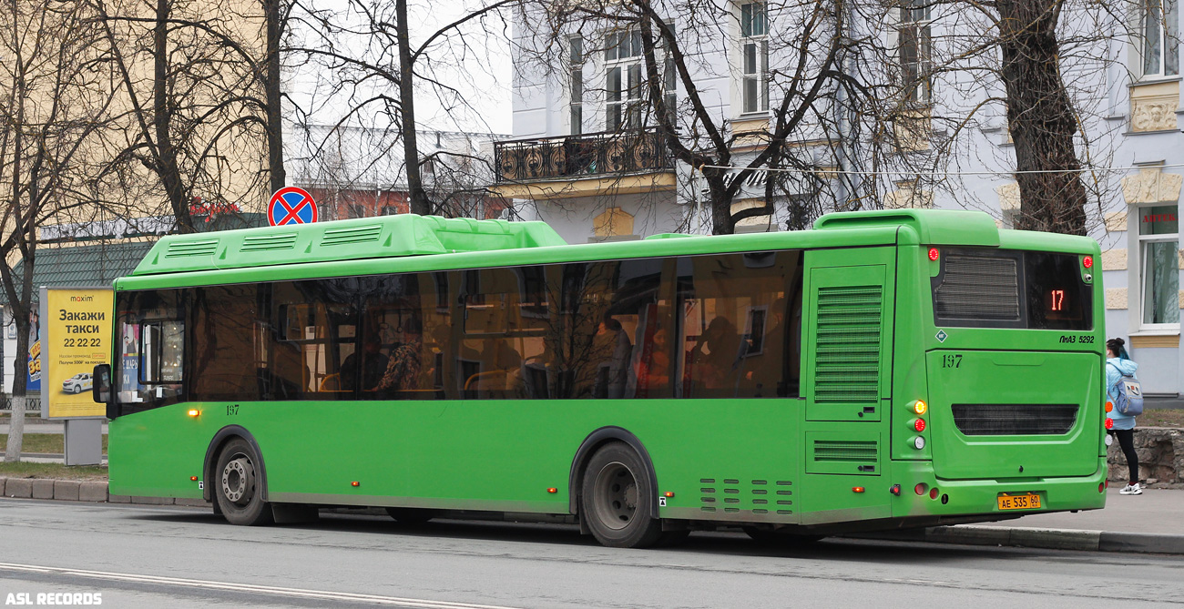 Pskovo sritis, LiAZ-5292.67 (CNG) Nr. 197