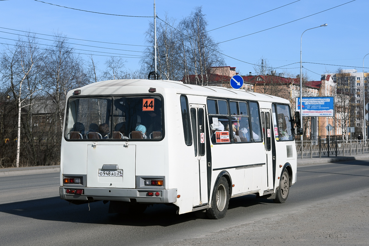 Архангельская область, ПАЗ-4234 № О 948 АО 29