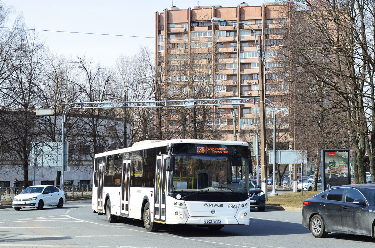 Санкт-Петербург, ЛиАЗ-5292.30 № 6861