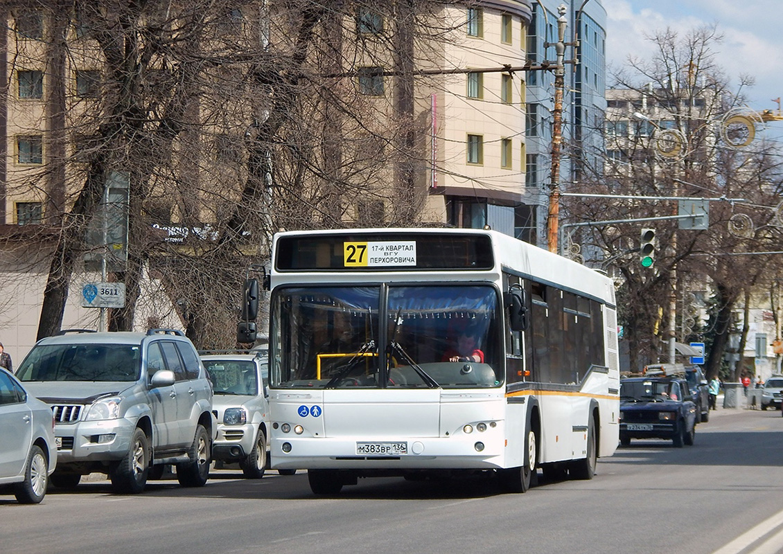 Воронежская область, МАЗ-103.585 № М 383 ВР 136