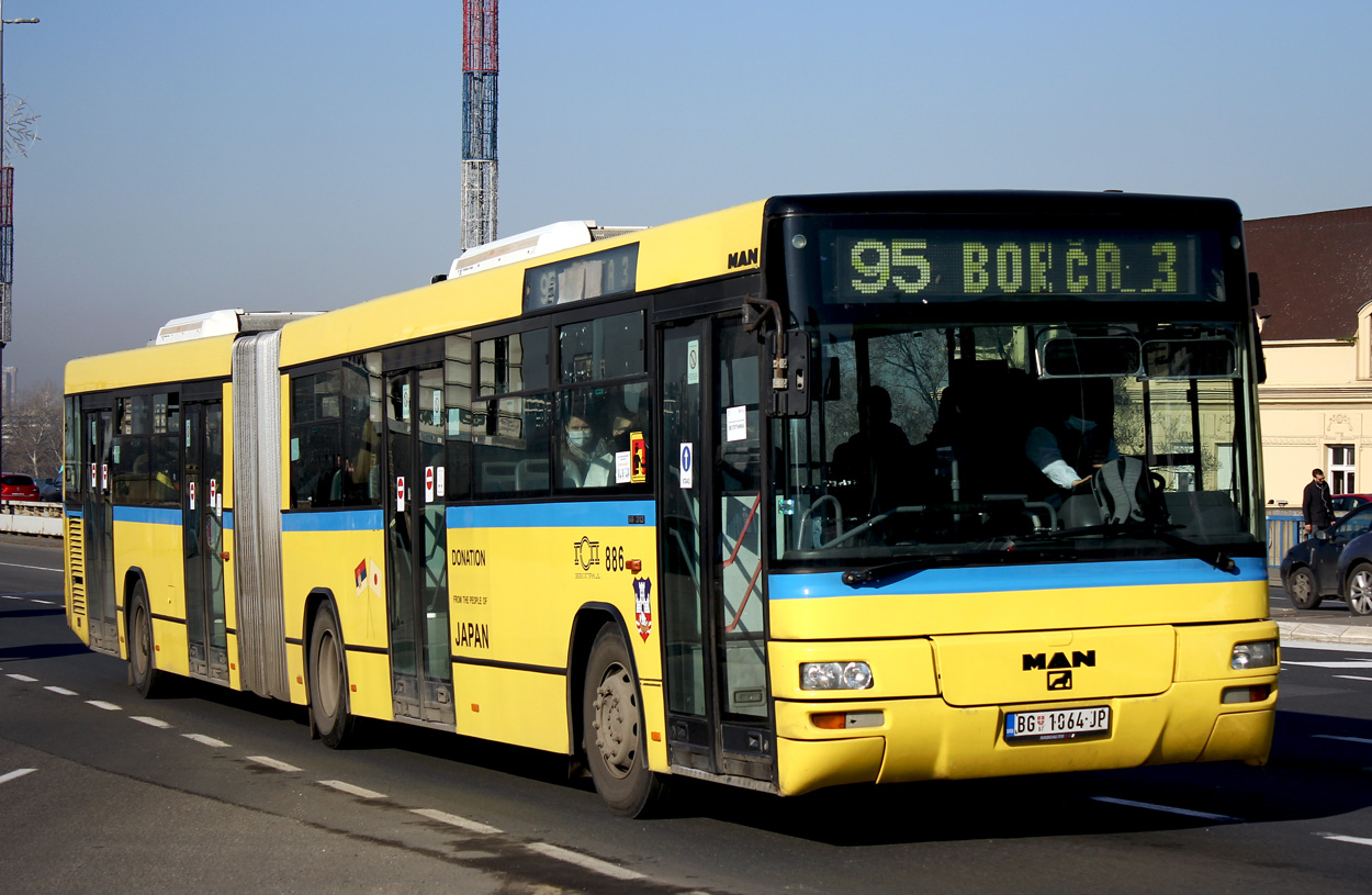 Сербия, MAN A75 Lion's Classic G SG313 № 886