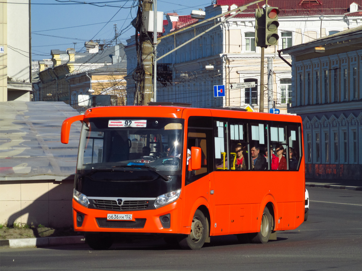 Nizhegorodskaya region, PAZ-320405-04 "Vector Next" № О 636 УН 152