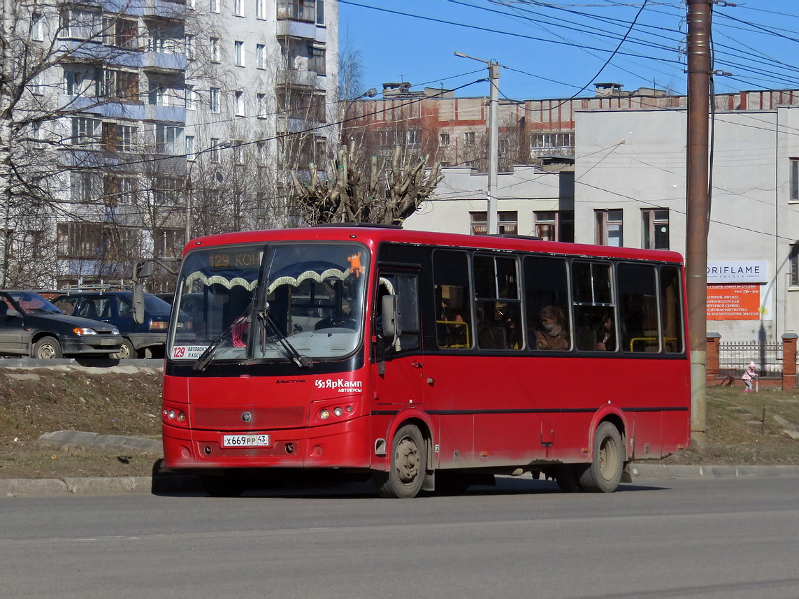 Кировская область, ПАЗ-320412-04 "Вектор" № Х 669 РР 43