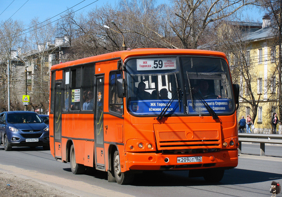 Нижегородская область, ПАЗ-320402-05 № К 209 ОТ 152