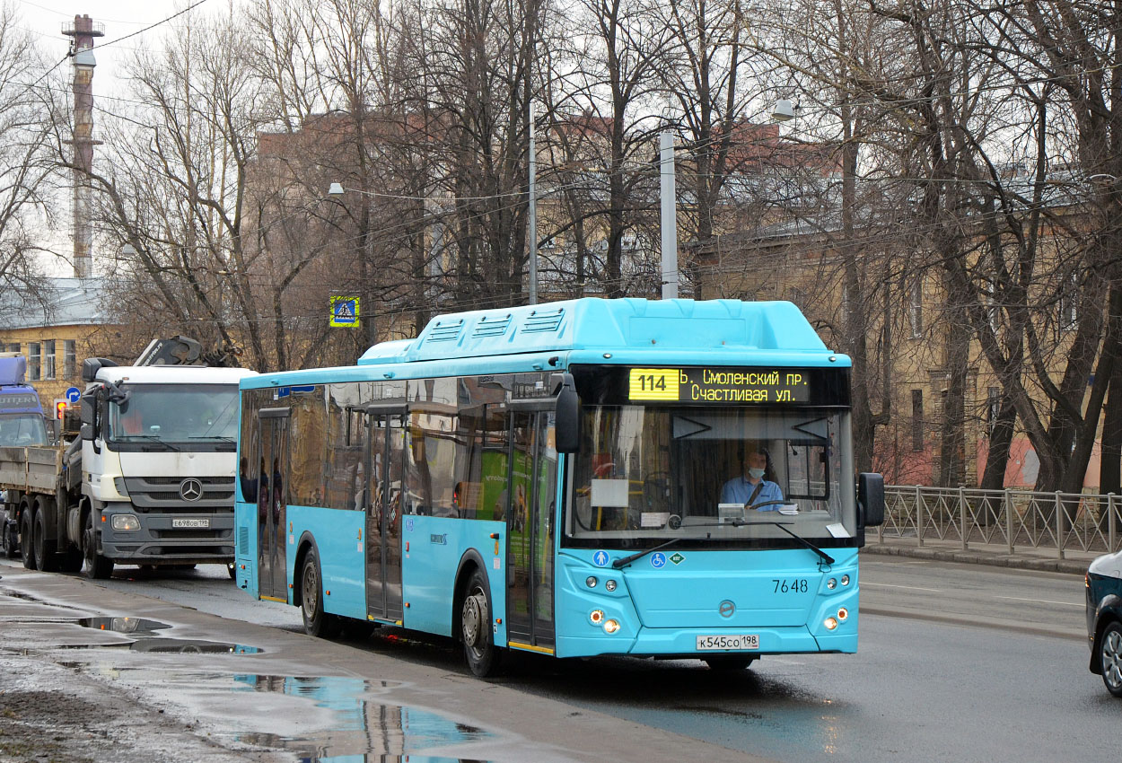 Санкт-Петербург, ЛиАЗ-5292.67 (CNG) № 7648