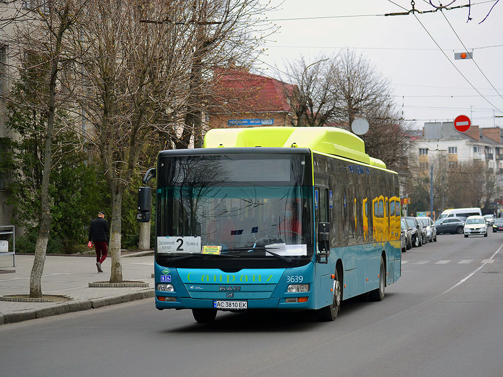 Волынская область, MAN A21 Lion's City NL243 CNG № AC 3810 EK