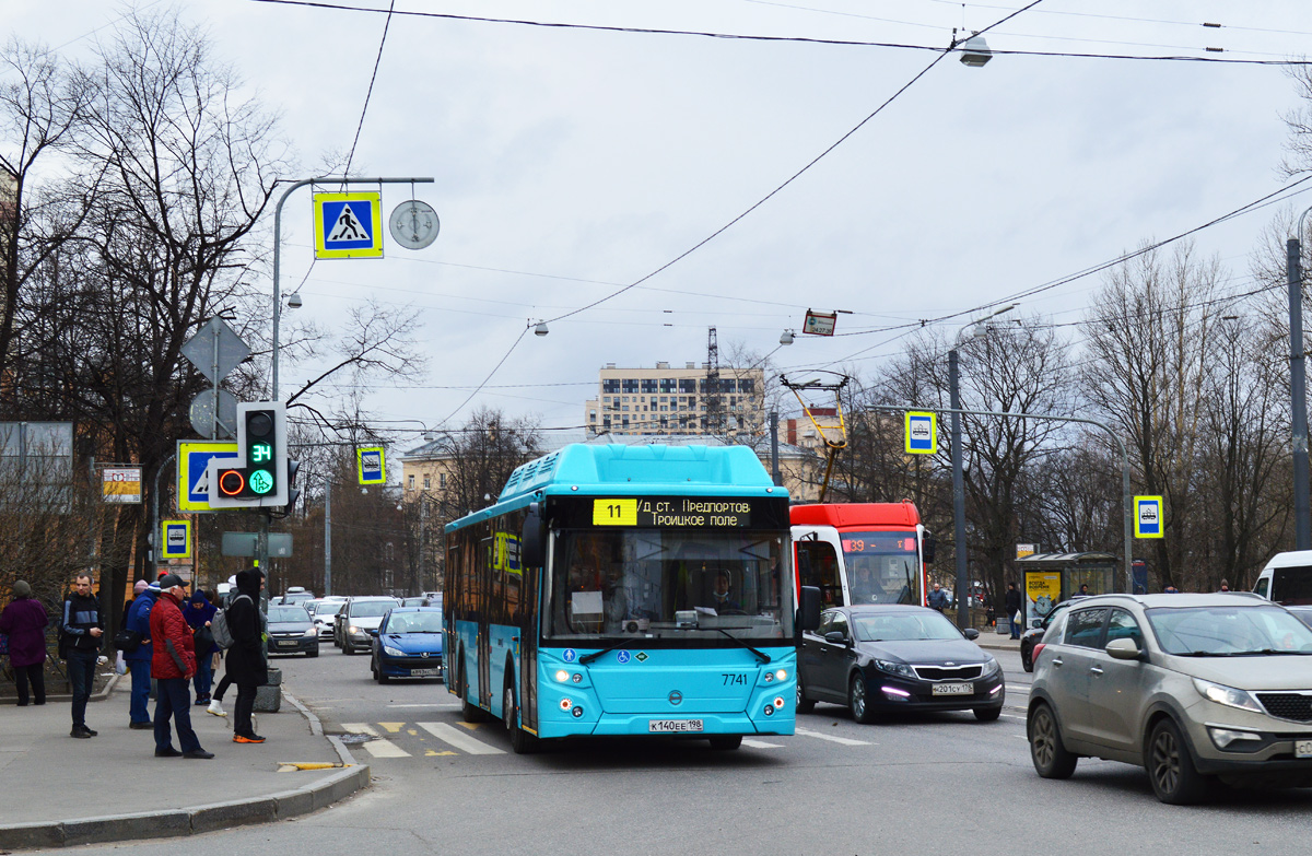 Санкт-Петербург, ЛиАЗ-5292.67 (CNG) № 7741