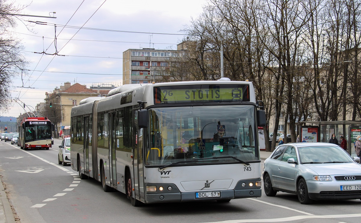 Литва, Volvo 7700A № 743