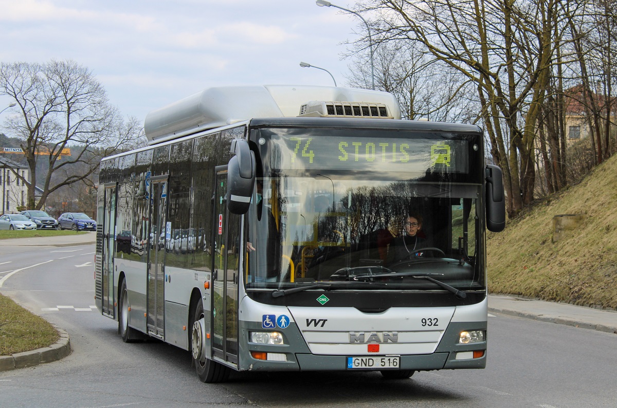 Литва, MAN A21 Lion's City NL273 CNG № 932