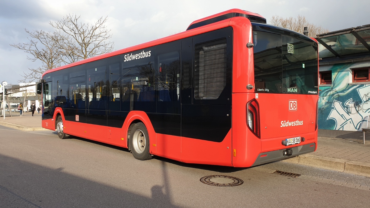 Баден-Вюртемберг, MAN 12C Lion's City 12 NL330 EfficientHybrid № KA-SB 560