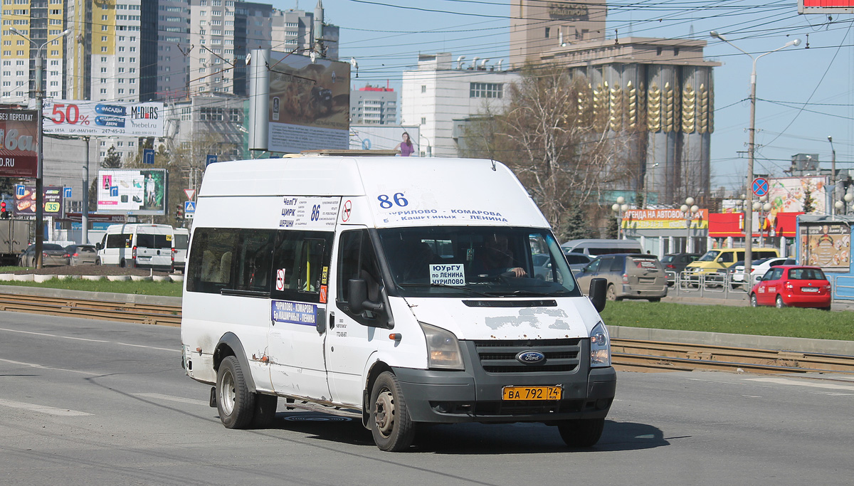 Челябинская область, Нижегородец-222702 (Ford Transit) № ВА 792 74