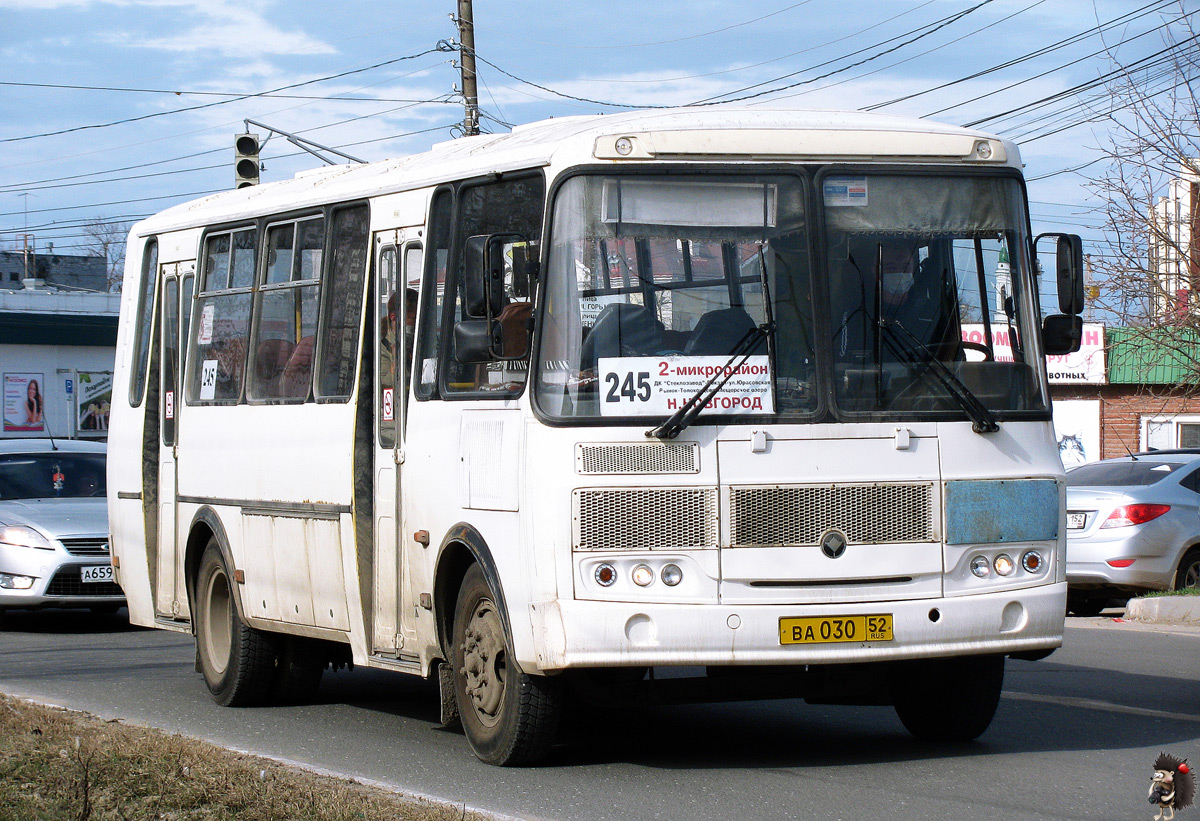 Нижегородская область, ПАЗ-4234-04 № ВА 030 52