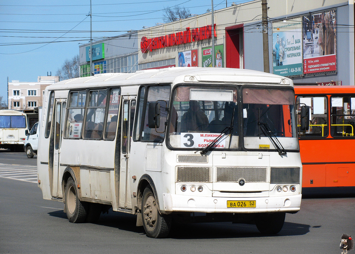 Нижегородская область, ПАЗ-4234-04 № ВА 026 52