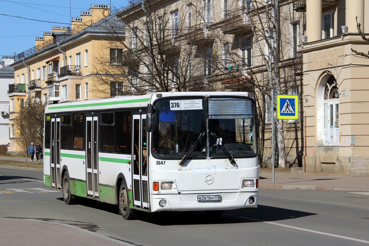 Санкт-Петербург, ЛиАЗ-5293.53 № 3547