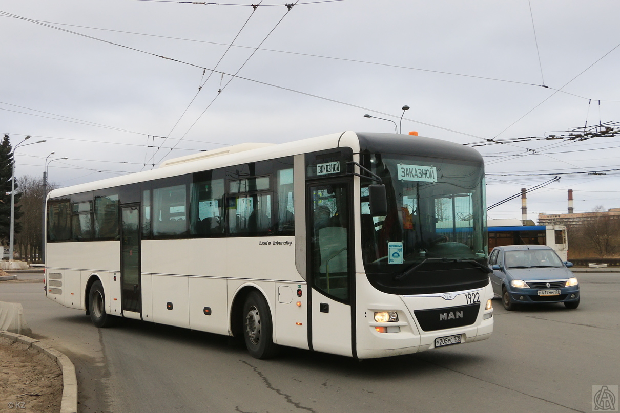 Санкт-Петербург, MAN R60 Lion's Intercity ÜL290 № 1922