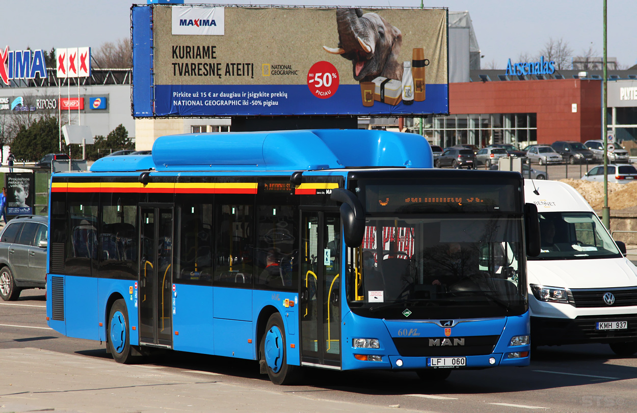 Литва, MAN A21 Lion's City NL273 CNG № 60