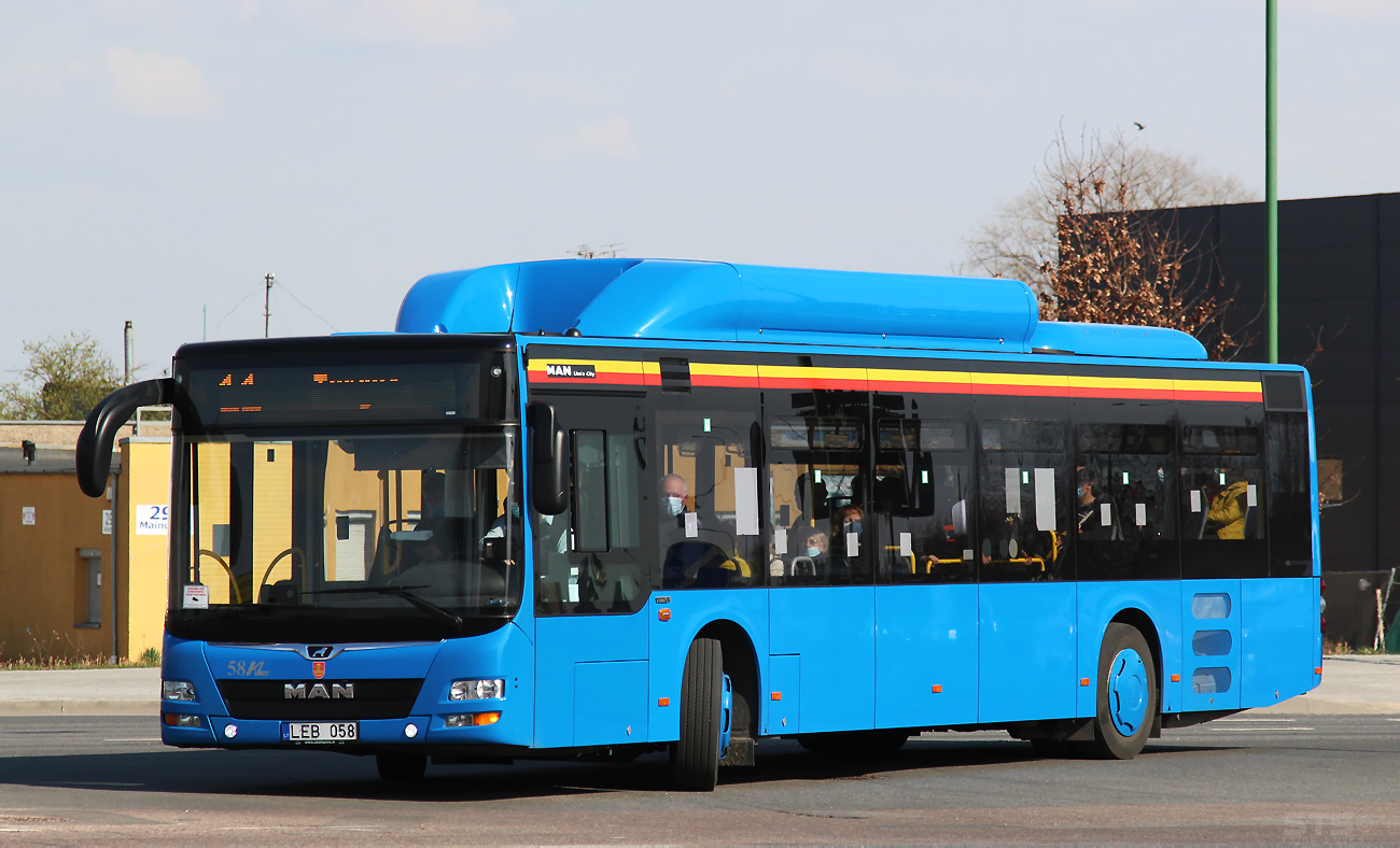 Литва, MAN A21 Lion's City NL273 CNG № 58