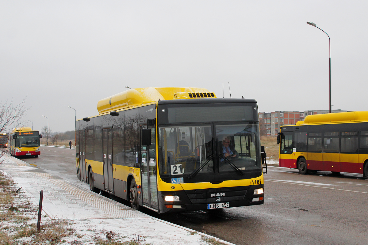 Литва, MAN A21 Lion's City NL243 CNG № 1167