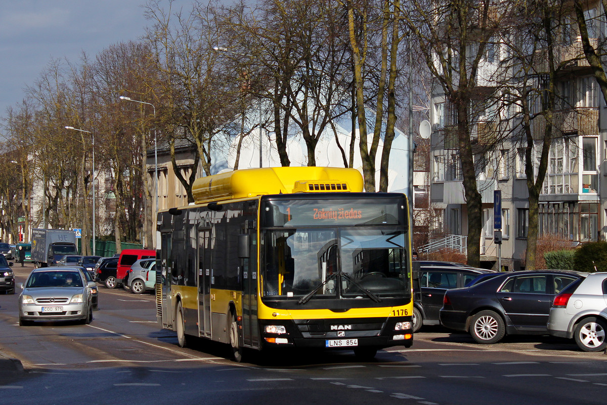 Литва, MAN A21 Lion's City NL243 CNG № 1176