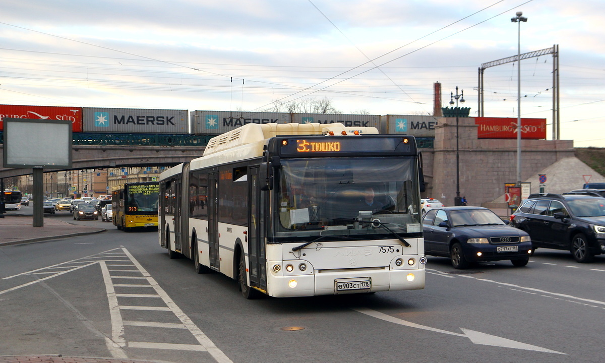 Санкт-Петербург, ЛиАЗ-6213.71 № 7575