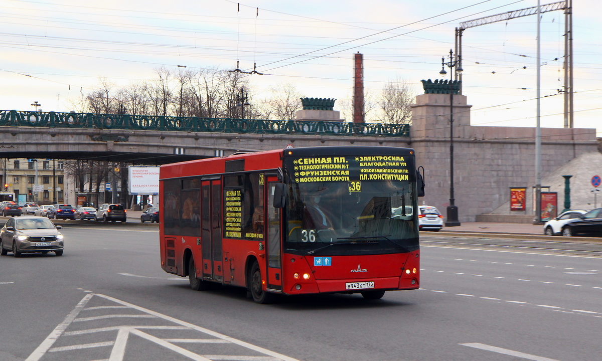 Санкт-Петербург, МАЗ-206.067 № В 943 КТ 178