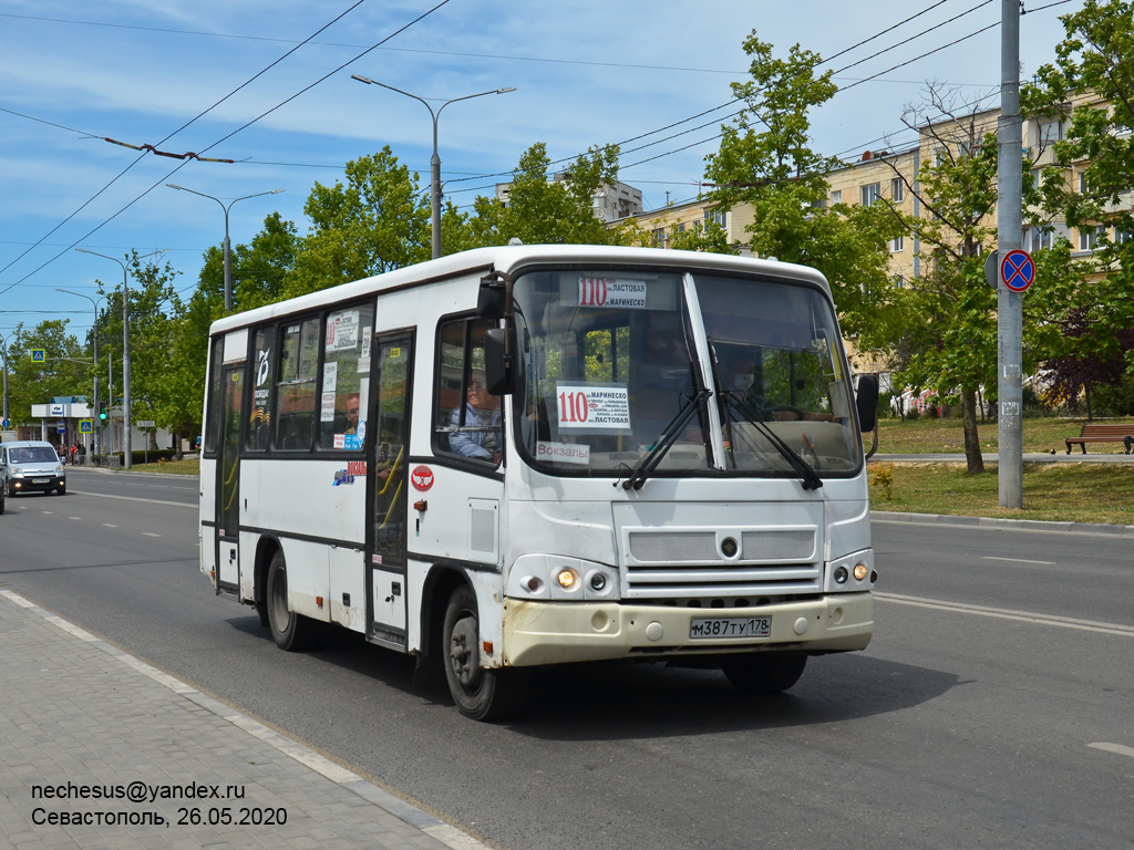 Севастополь, ПАЗ-320402-05 № М 387 ТУ 178