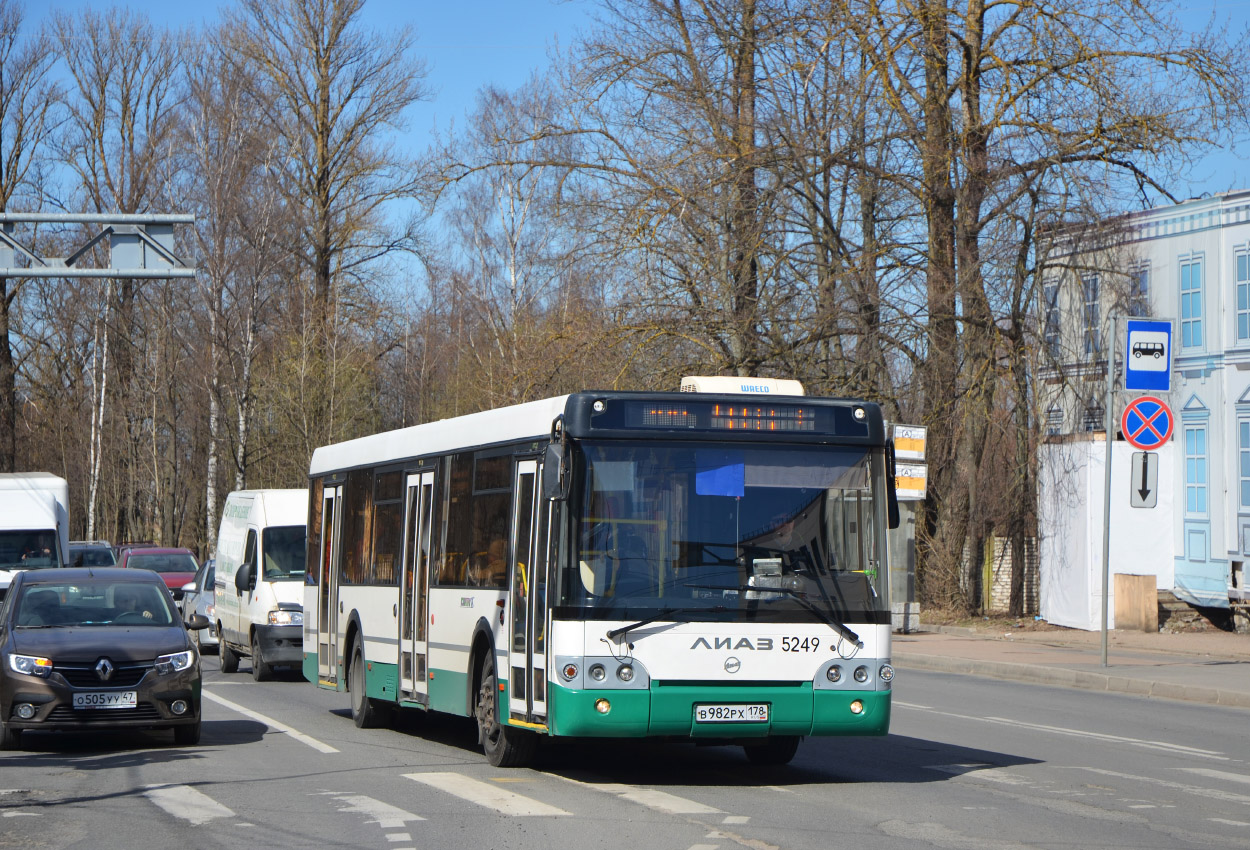 Санкт-Петербург, ЛиАЗ-5292.60 № 5249