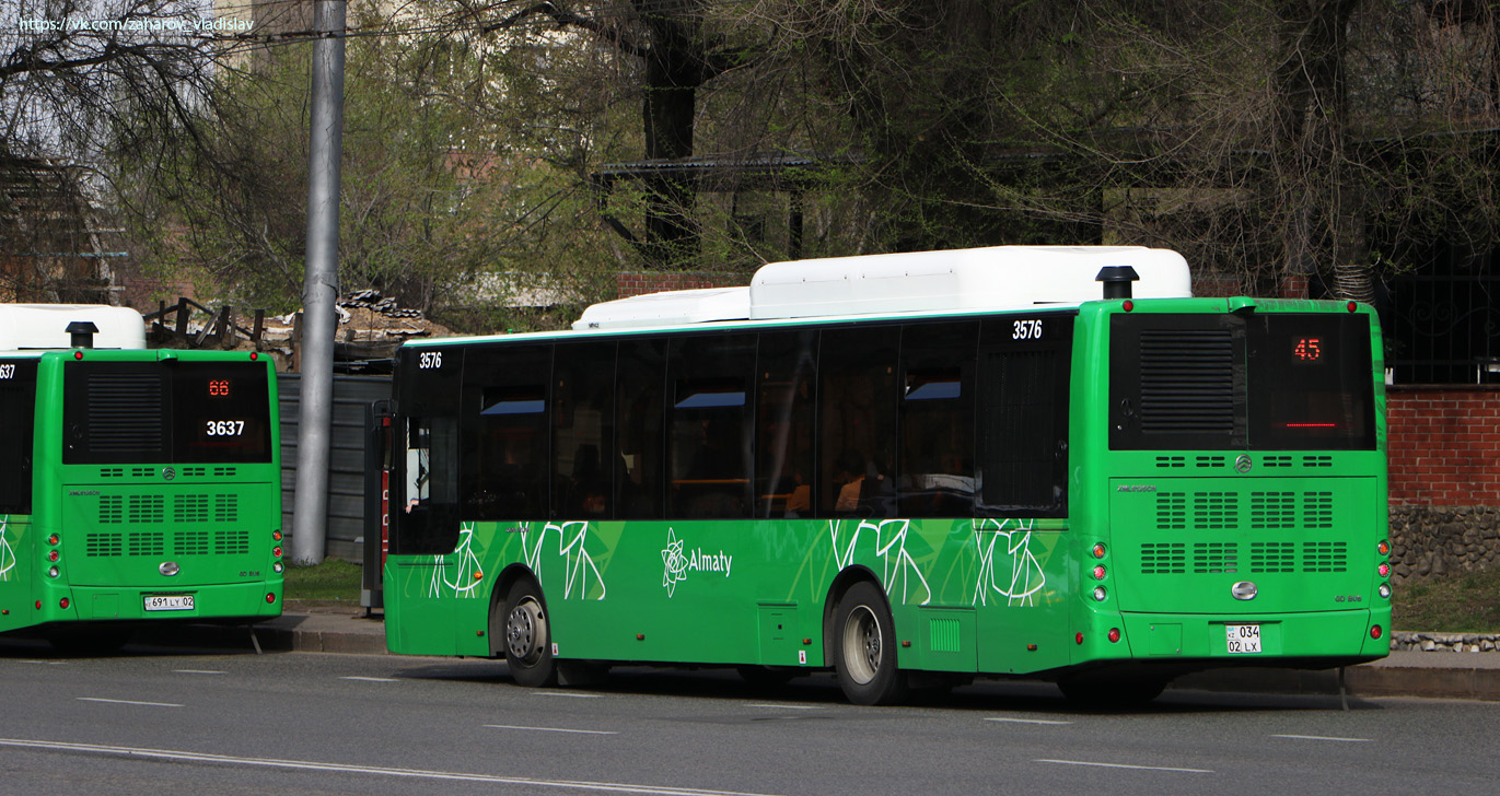 Алматы, Golden Dragon XML6125CN (Hyundai Trans Auto) № 3576