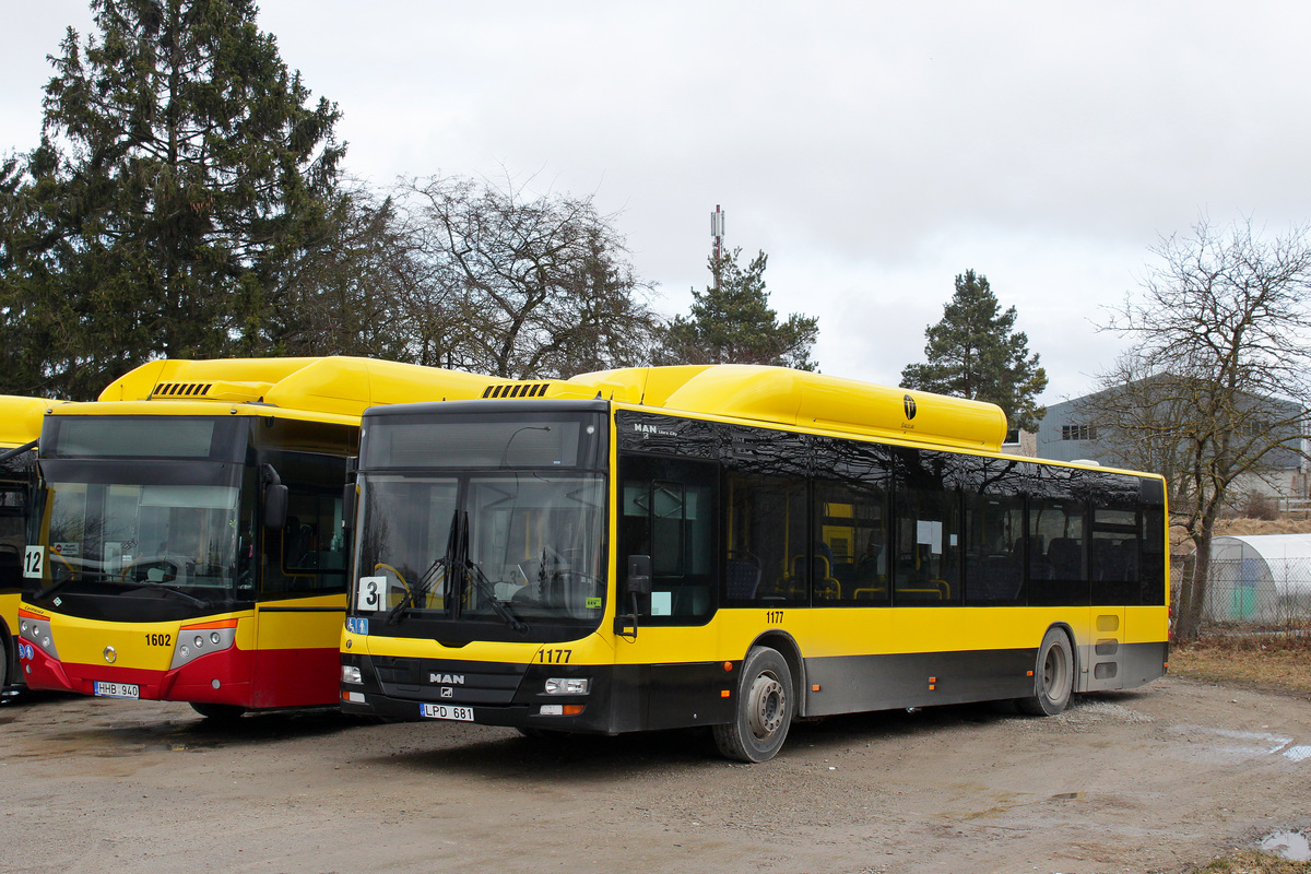 Литва, MAN A21 Lion's City NL243 CNG № 1177