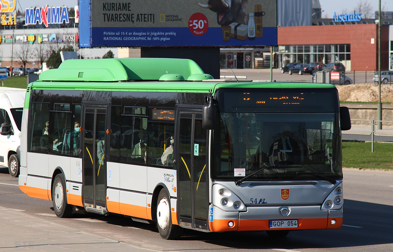 Литва, Irisbus Citelis 12M CNG № 54