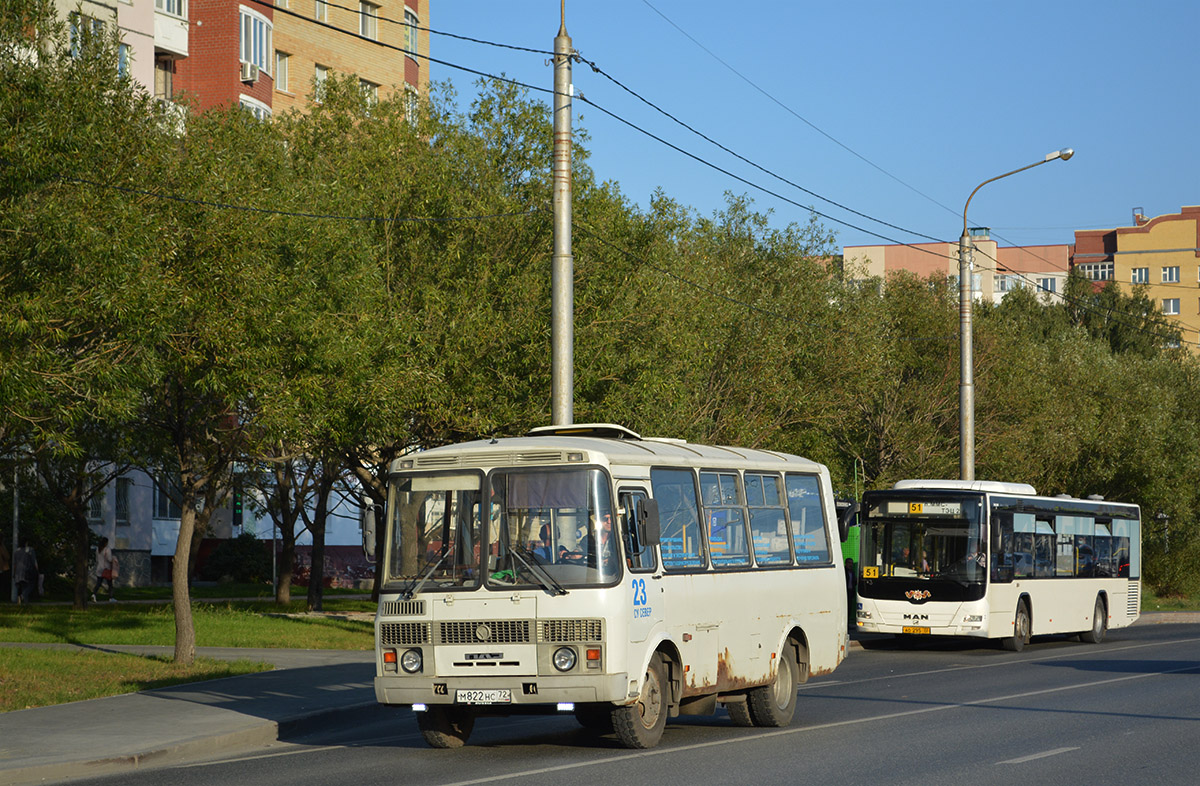 Тюменская область, ПАЗ-32053 № М 822 НС 72