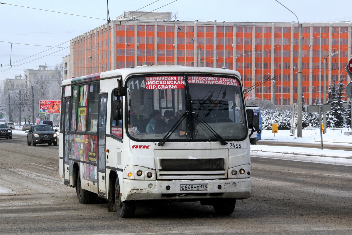 Санкт-Петербург, ПАЗ-320402-05 № n455