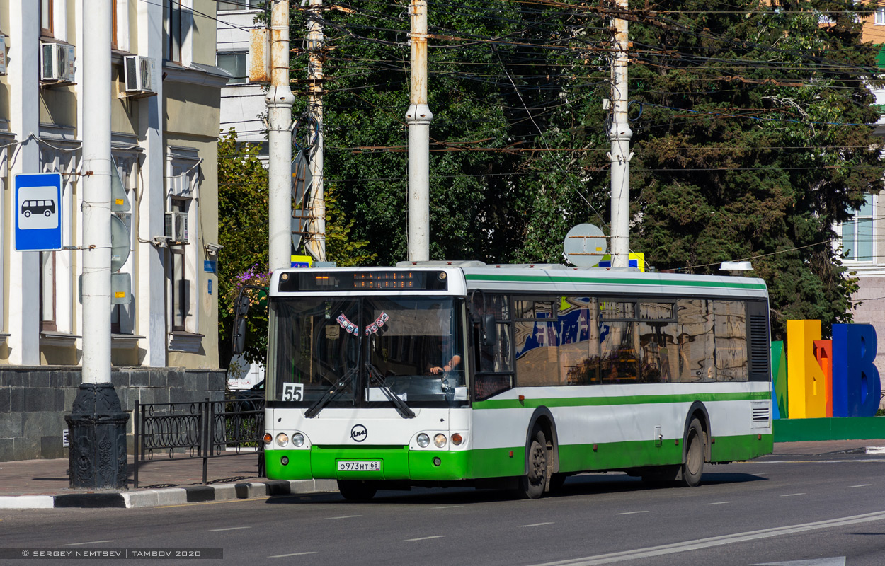 Тамбовская область, ЛиАЗ-5292.20 № О 973 НТ 68