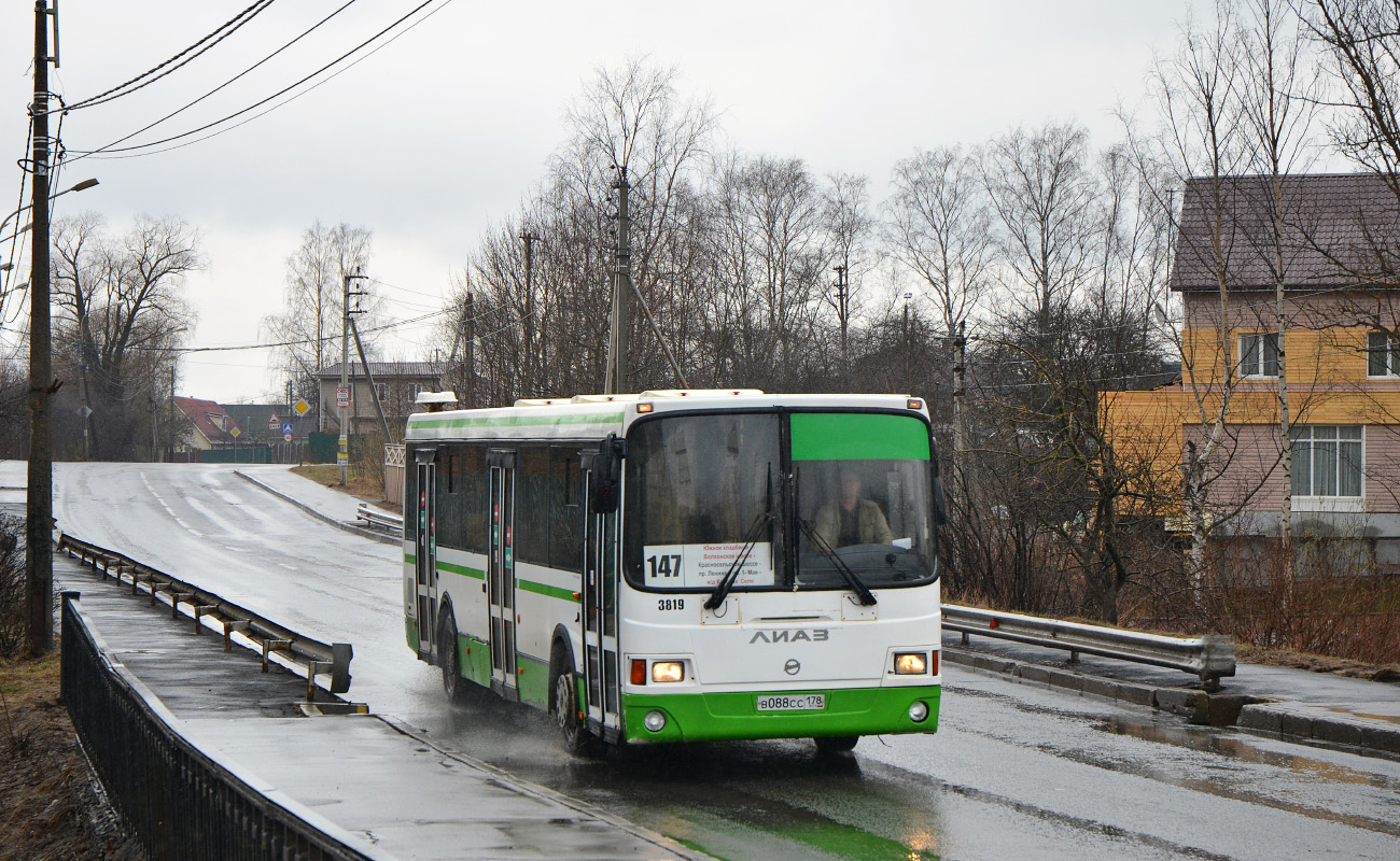 Санкт-Петербург, ЛиАЗ-5293.60 № 3819