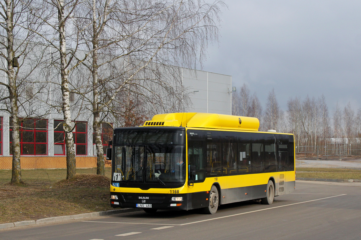 Литва, MAN A21 Lion's City NL243 CNG № 1168