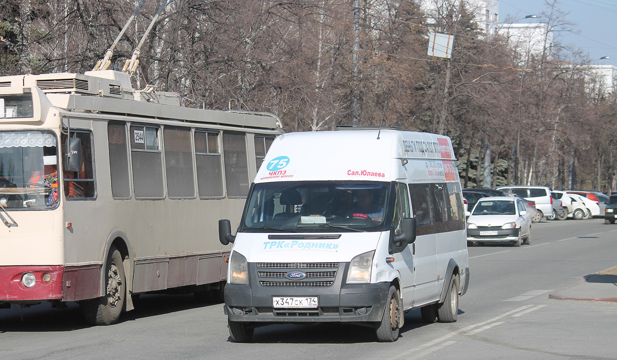 Челябинская область, Нижегородец-222709  (Ford Transit) № Х 347 СК 174