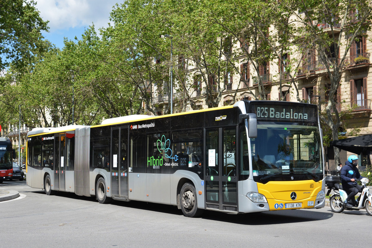 Испания, Mercedes-Benz Citaro C2 G hybrid № 683