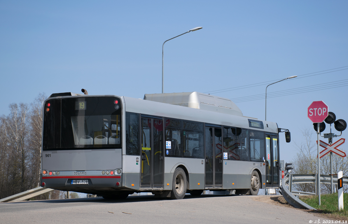 Литва, Solaris Urbino III 12 CNG № 961