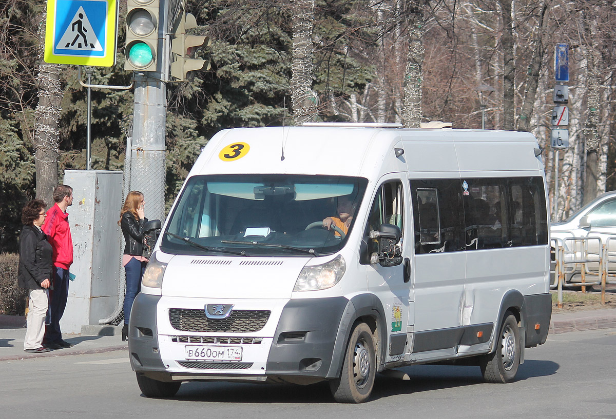 Челябинская область, Нижегородец-2227SK (Peugeot Boxer) № В 660 ОМ 174