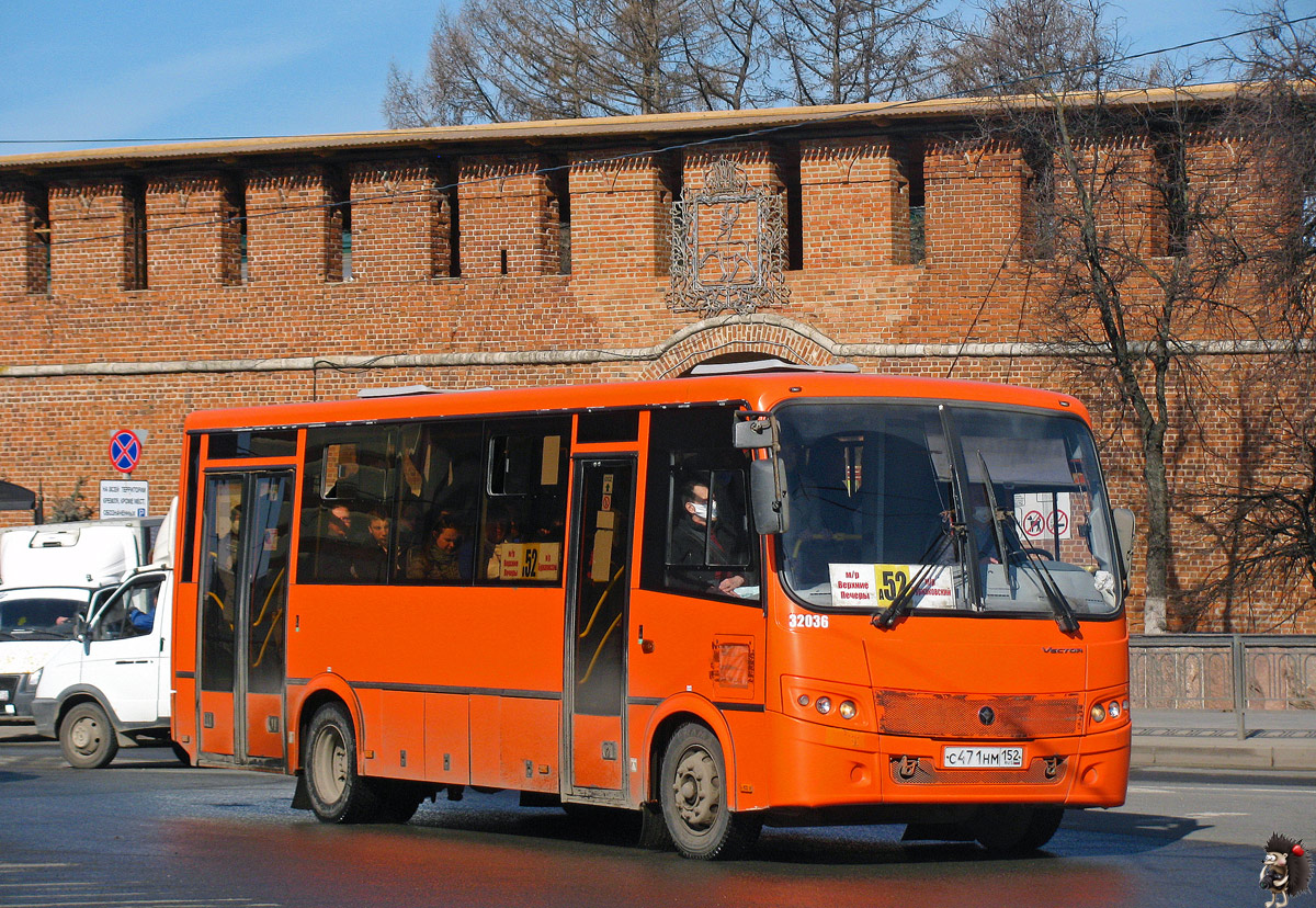 Нижегородская область, ПАЗ-320414-04 "Вектор" № 32036