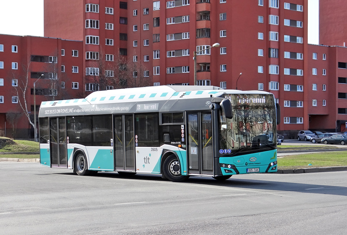 Észtország, Solaris Urbino IV 12 CNG sz.: 3505