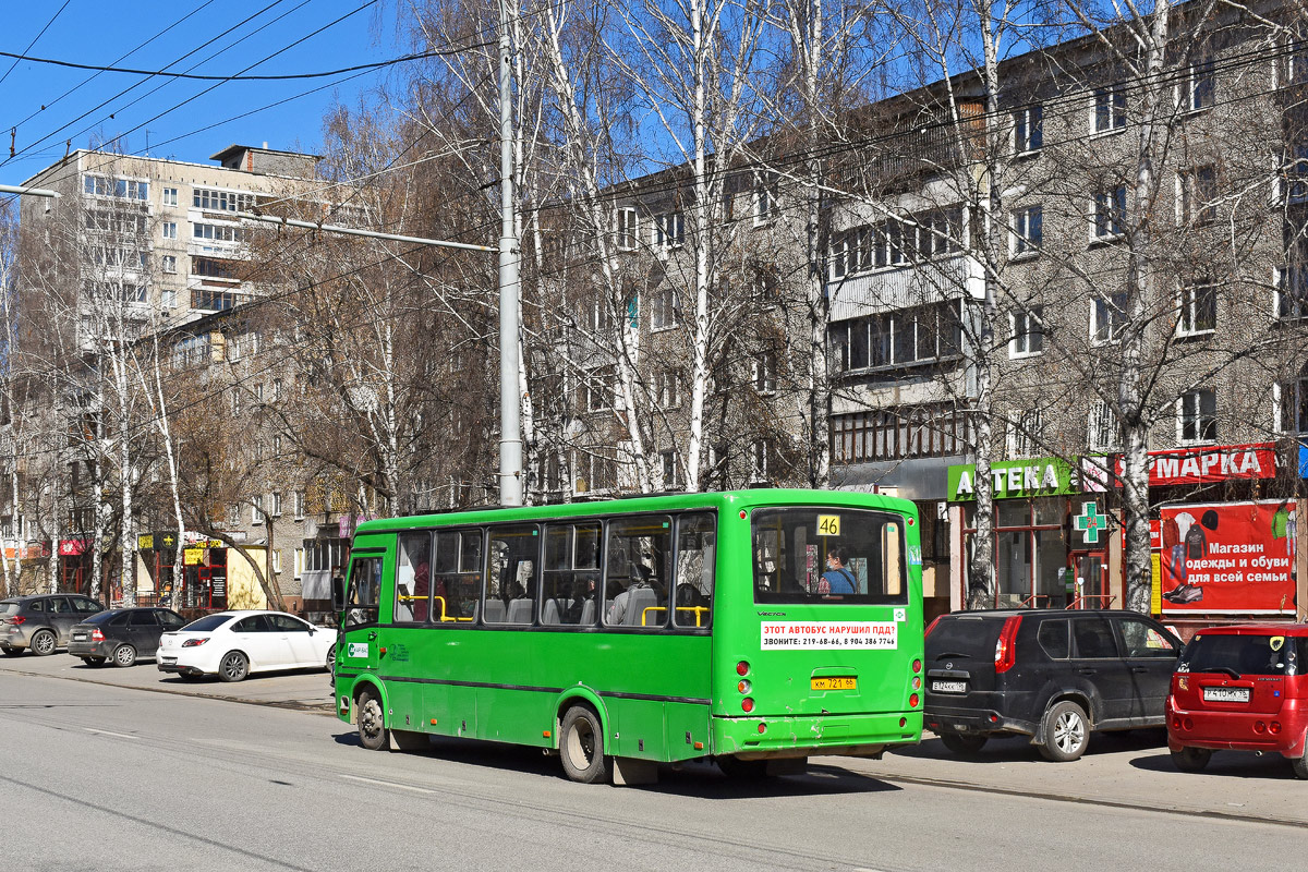 Свердловская область, ПАЗ-320412-14 "Вектор" № КМ 721 66